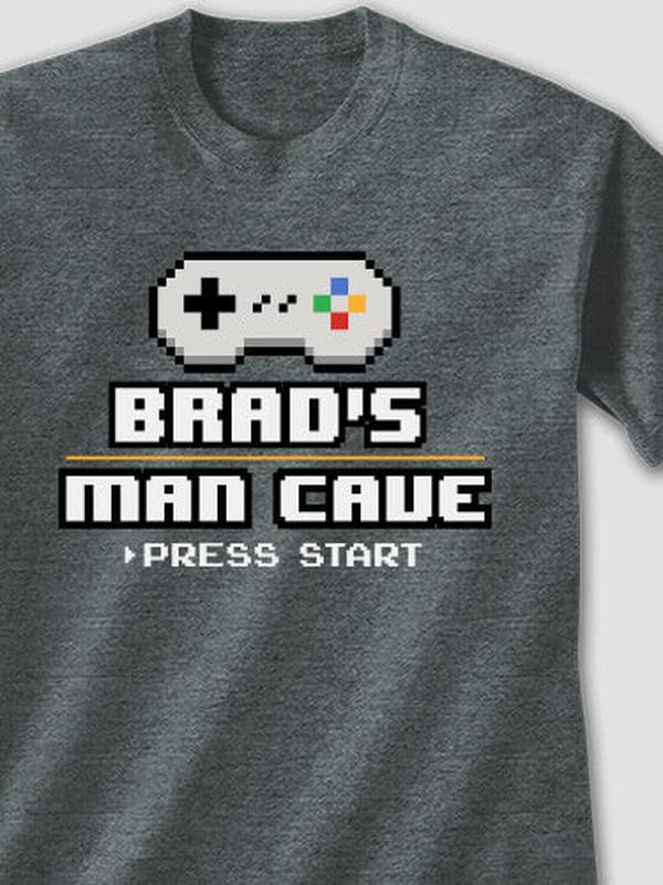 Gamer Man Cave : Printed T-Shirts