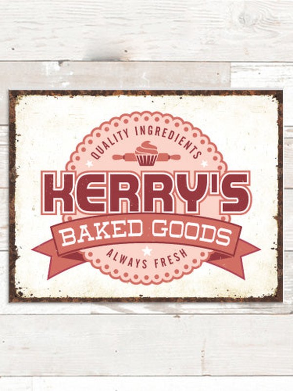 Baked Goods : Tin Signs