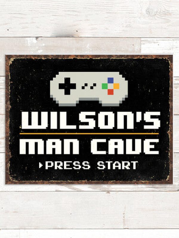 Gamer Man Cave : Tin Signs