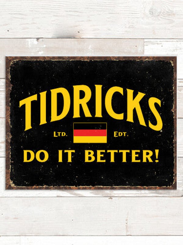 Germans Do It Better : Tin Signs