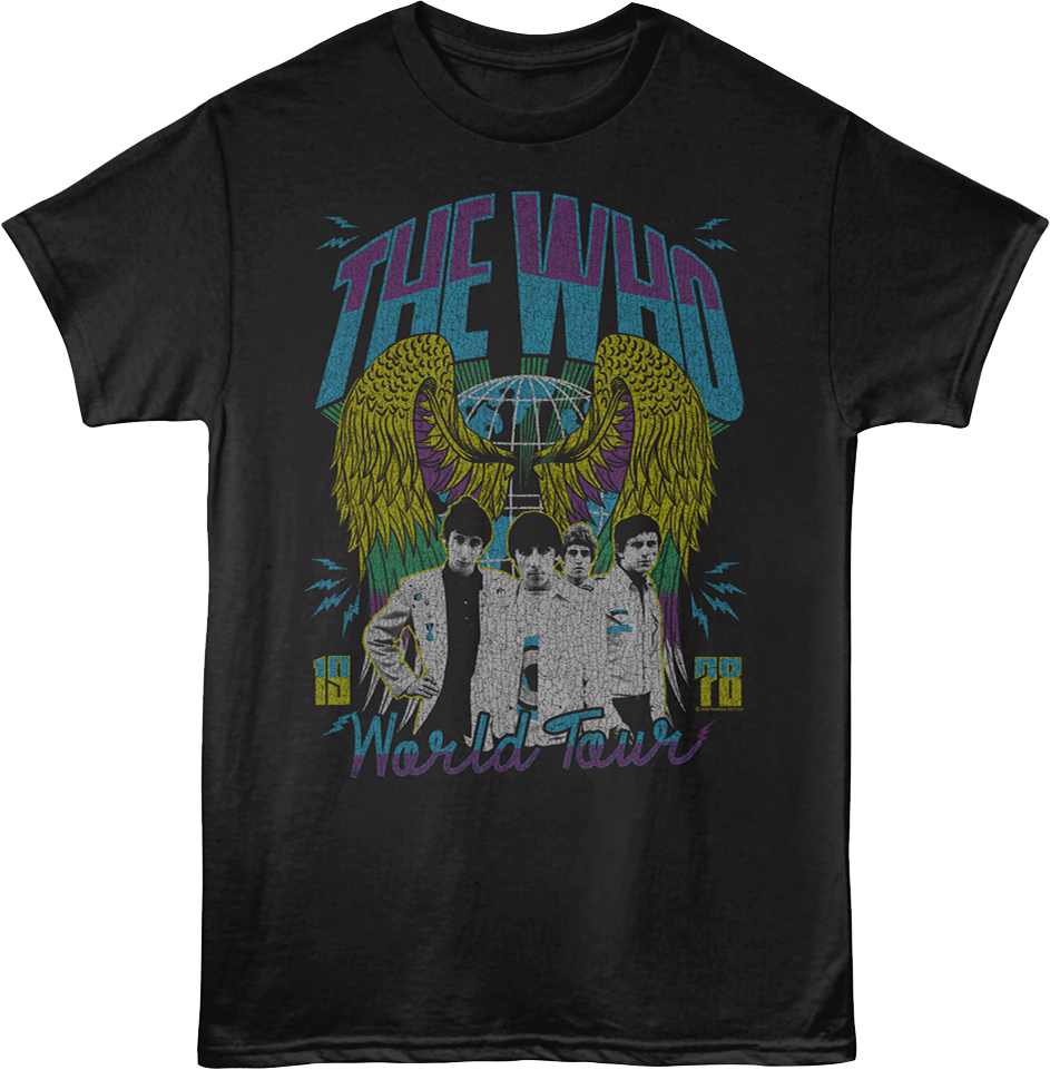 1978 World Tour The Who T-Shirt product image 1