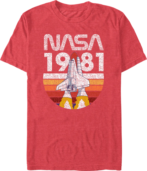 1981 Columbia Launch NASA T-Shirt product image 1