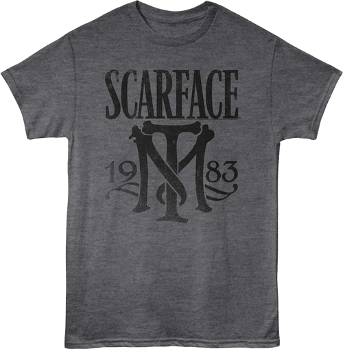 1983 Tony Montana Logo Scarface T-Shirt product image 1