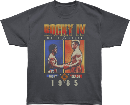 1985 Main Event Rocky vs Drago IV Oversized T-Shirt product image 1