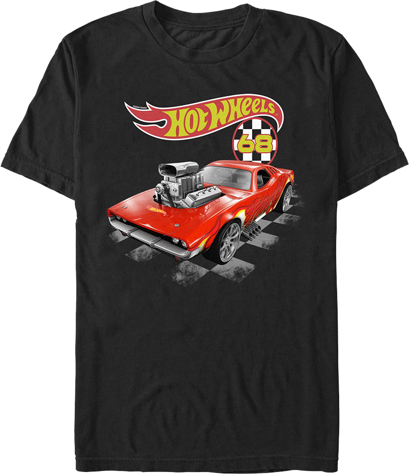 '68 Checkerboard Hot Wheels T-Shirt product image 1
