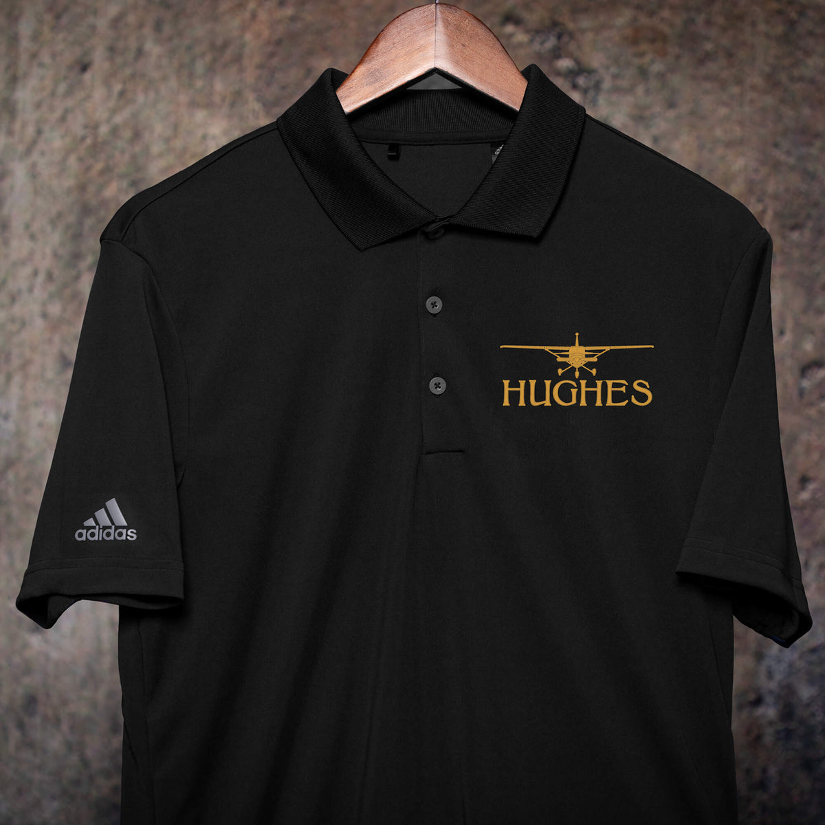 Airplane : Embroidered Adidas® Polo Shirts product image 4