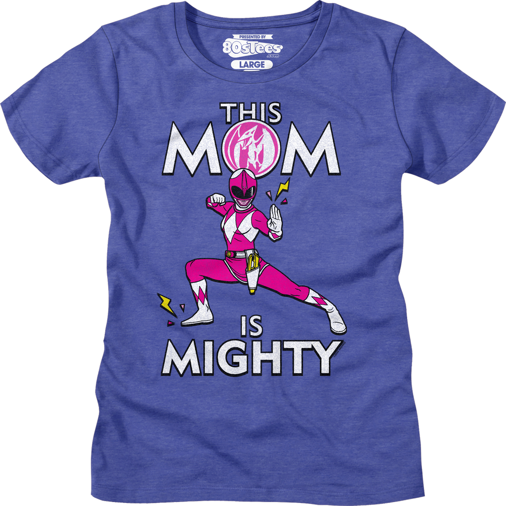 Womens Pink Ranger This Mom Mighty Morphin Power Rangers product image 5