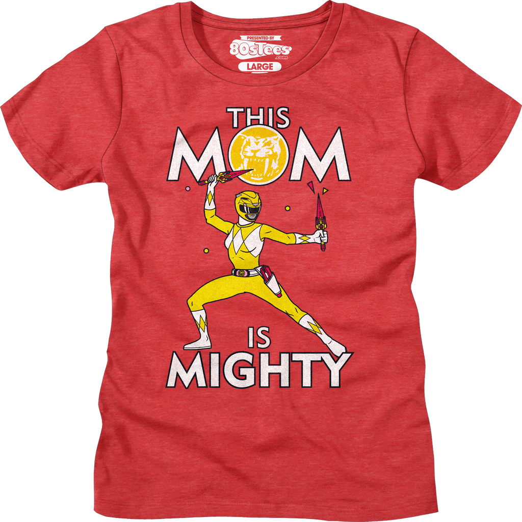 Womens Yellow Ranger This Mom Mighty Morphin Power Rangers product image 5