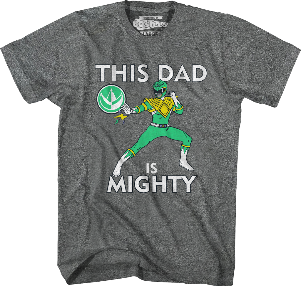 Green Ranger This Dad Mighty Morphin Power Rangers T-Shirt product image 7