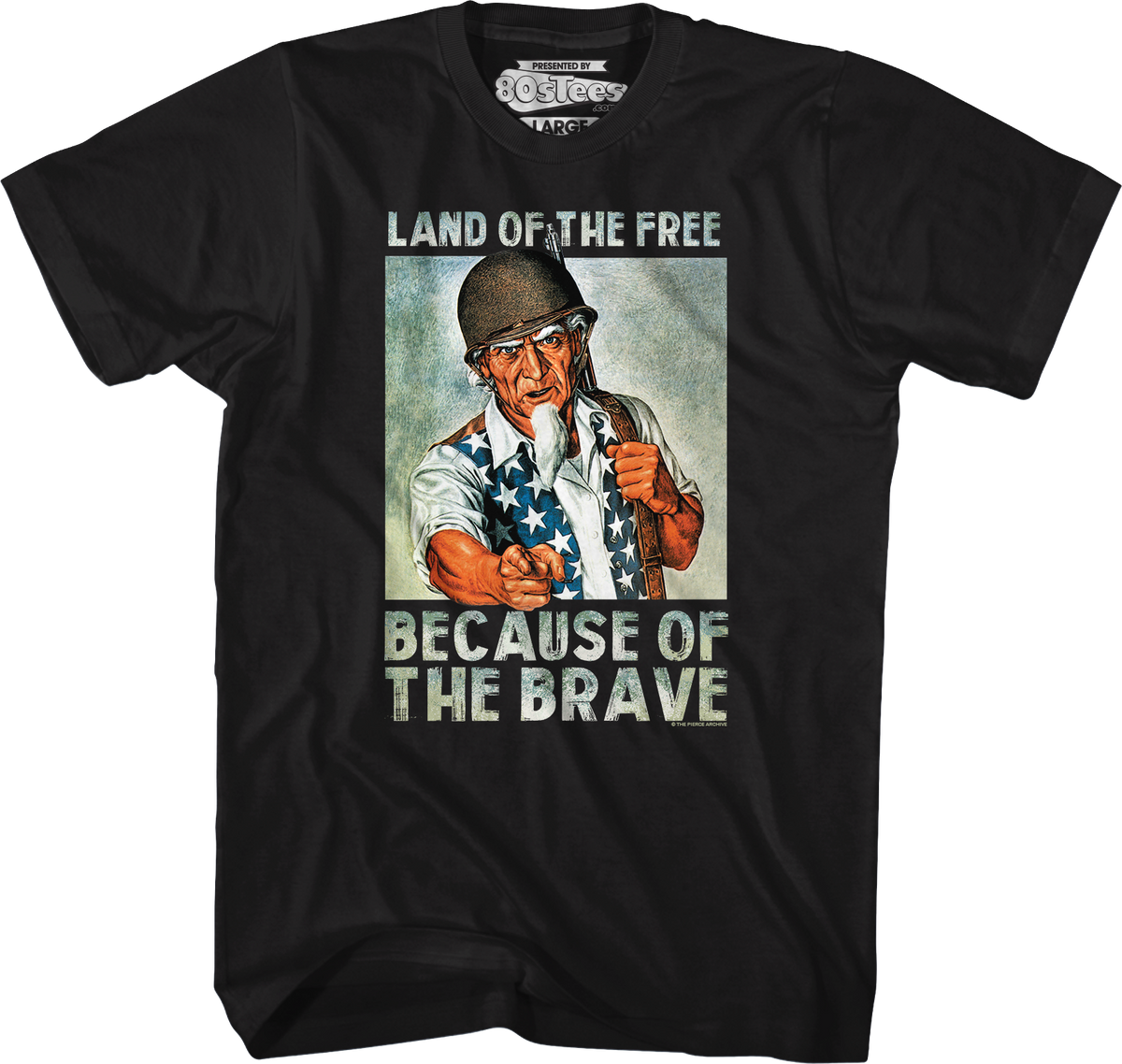 Land Of The Free Because Of Brave T-Shirt product image 4