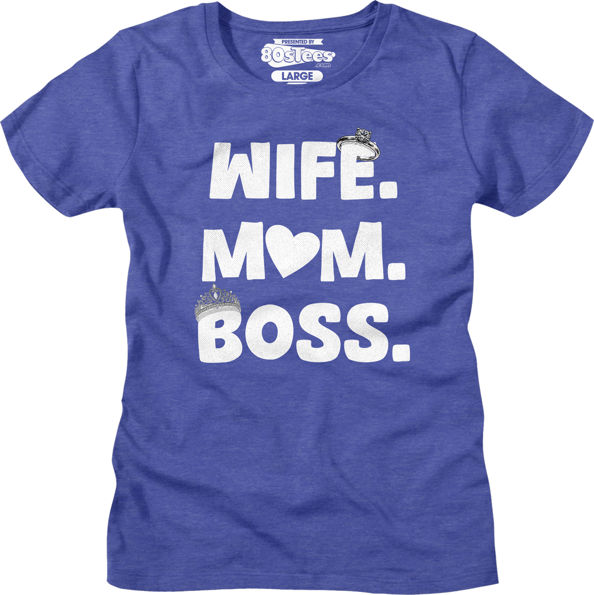 Womens Wife Mom Boss Shirt product image 5