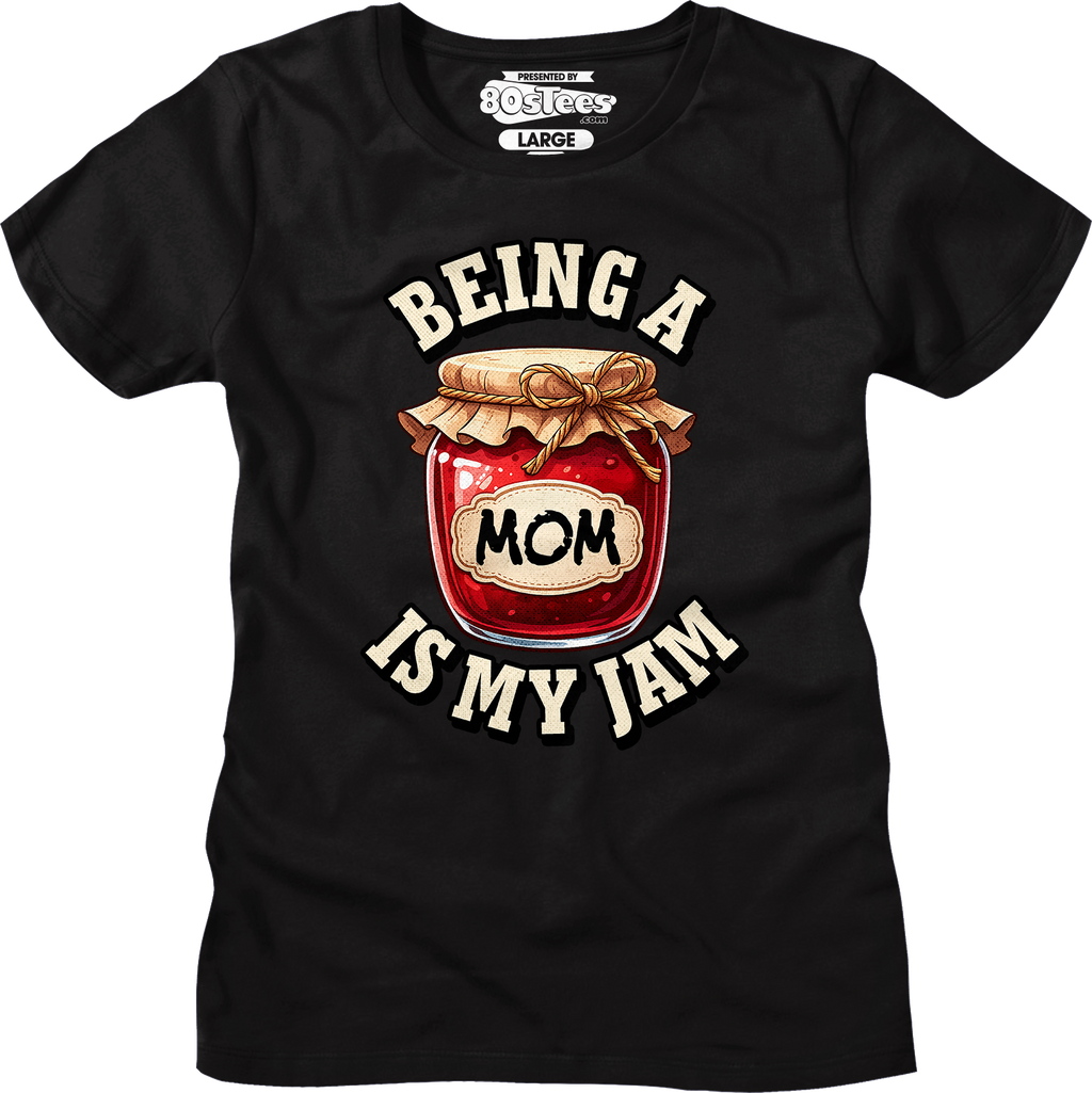 Womens Being A Mom Is My Jam Shirt product image 4