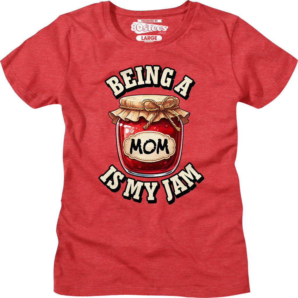 Womens Being A Mom Is My Jam Shirt product image 5
