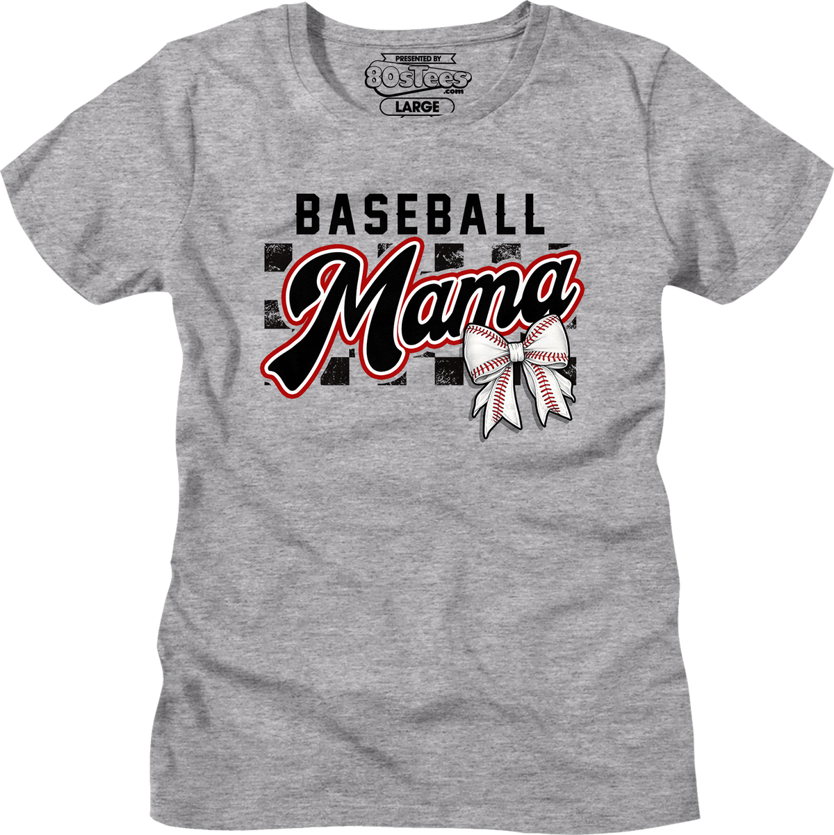Womens Baseball Mama Shirt product image 4