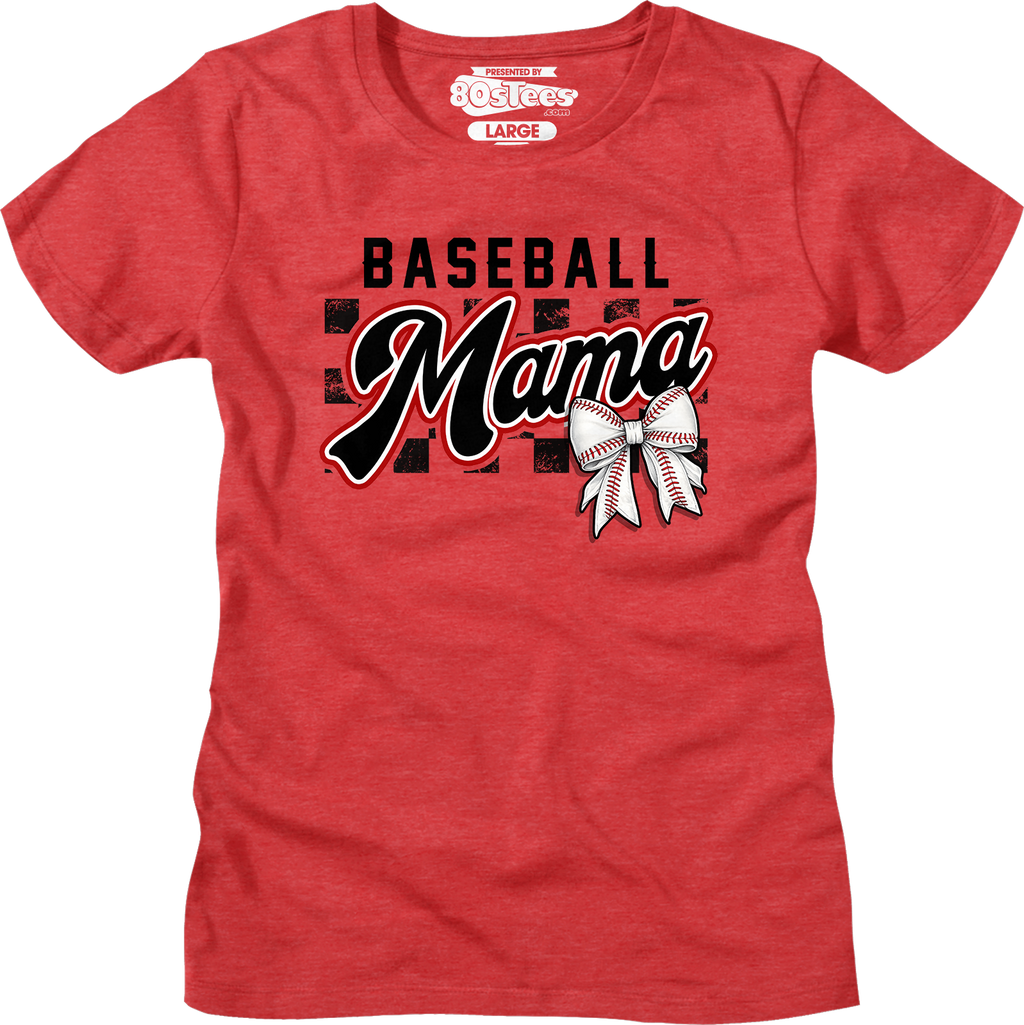 Womens Baseball Mama Shirt product image 5