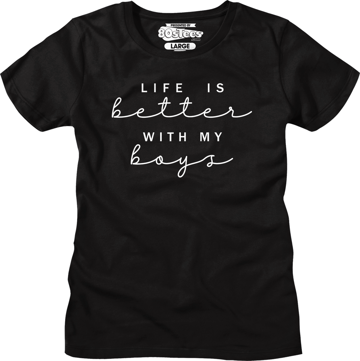 Womens Life Is Better With My Boys Shirt product image 4