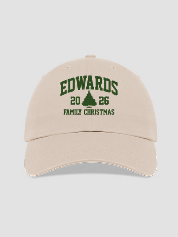 Christmas Varsity : Embroidered Baseball Hats