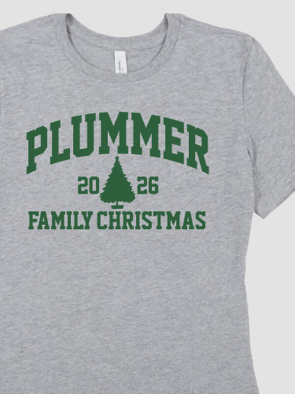 Christmas Varsity : Premium Printed T-Shirts