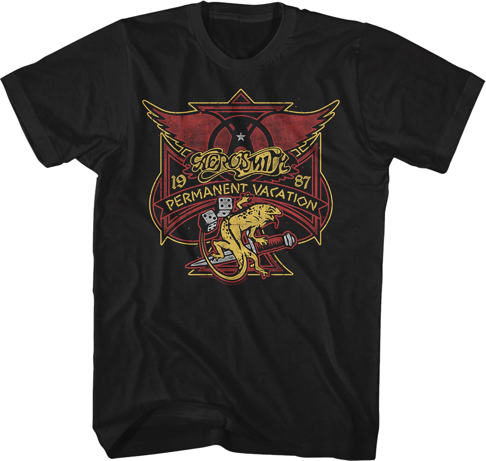 Permanent Vacation 1987 Aerosmith T-Shirt product image 1