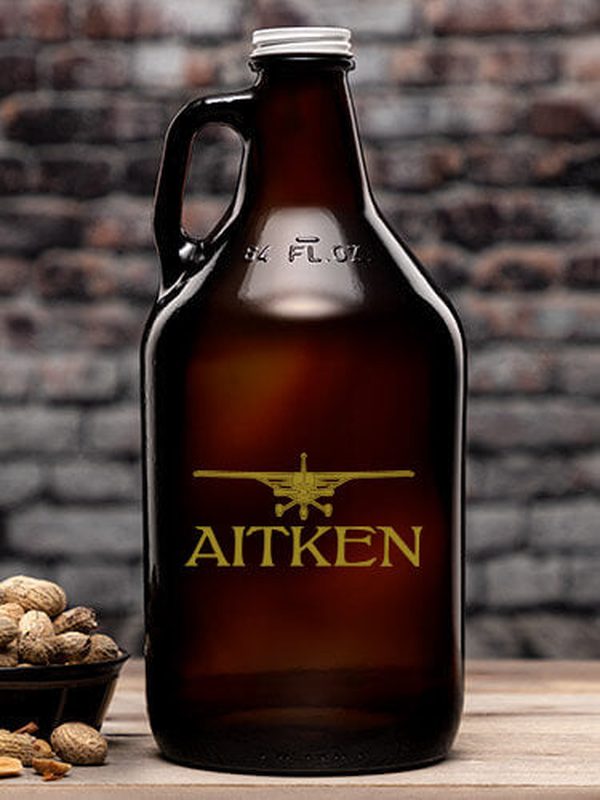 Airplane : Beer Growlers - Color Printed