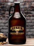 Deer Camp : Beer Growlers - Color Printed