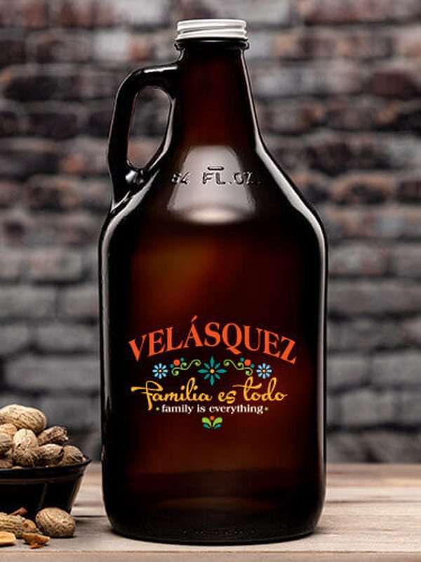 Familia es Todo : Beer Growlers - Color Printed