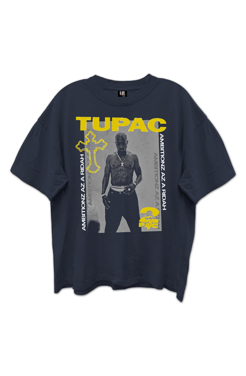 Ambitionz Az A Ridah Tupac Shakur Oversized T-Shirt product image 2