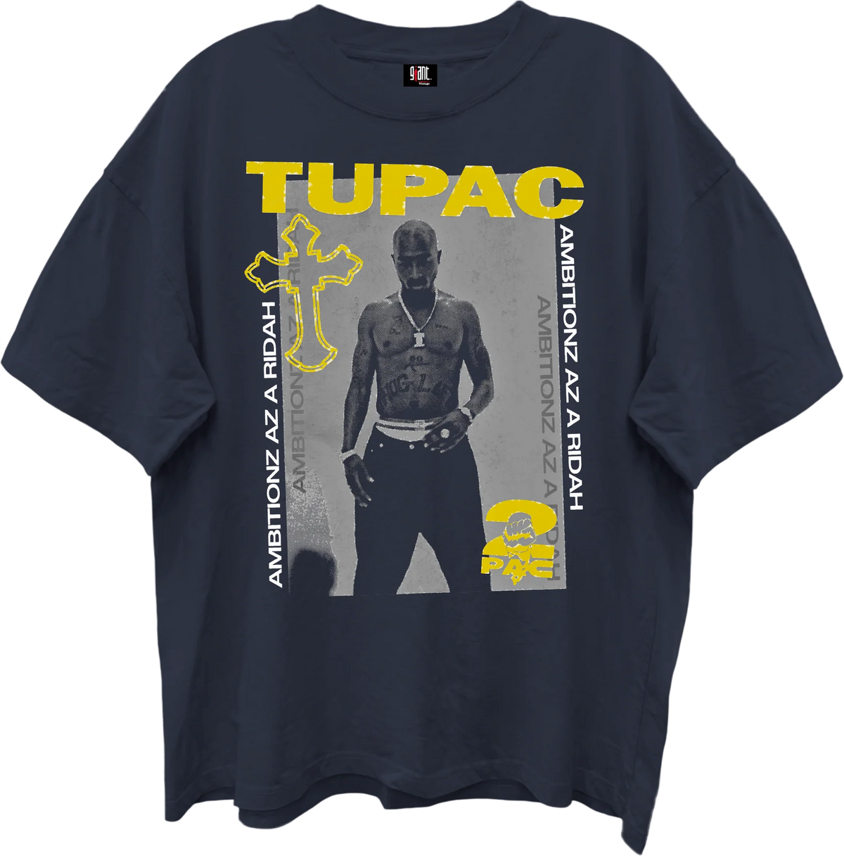 Ambitionz Az A Ridah Tupac Shakur Oversized T-Shirt product image 1