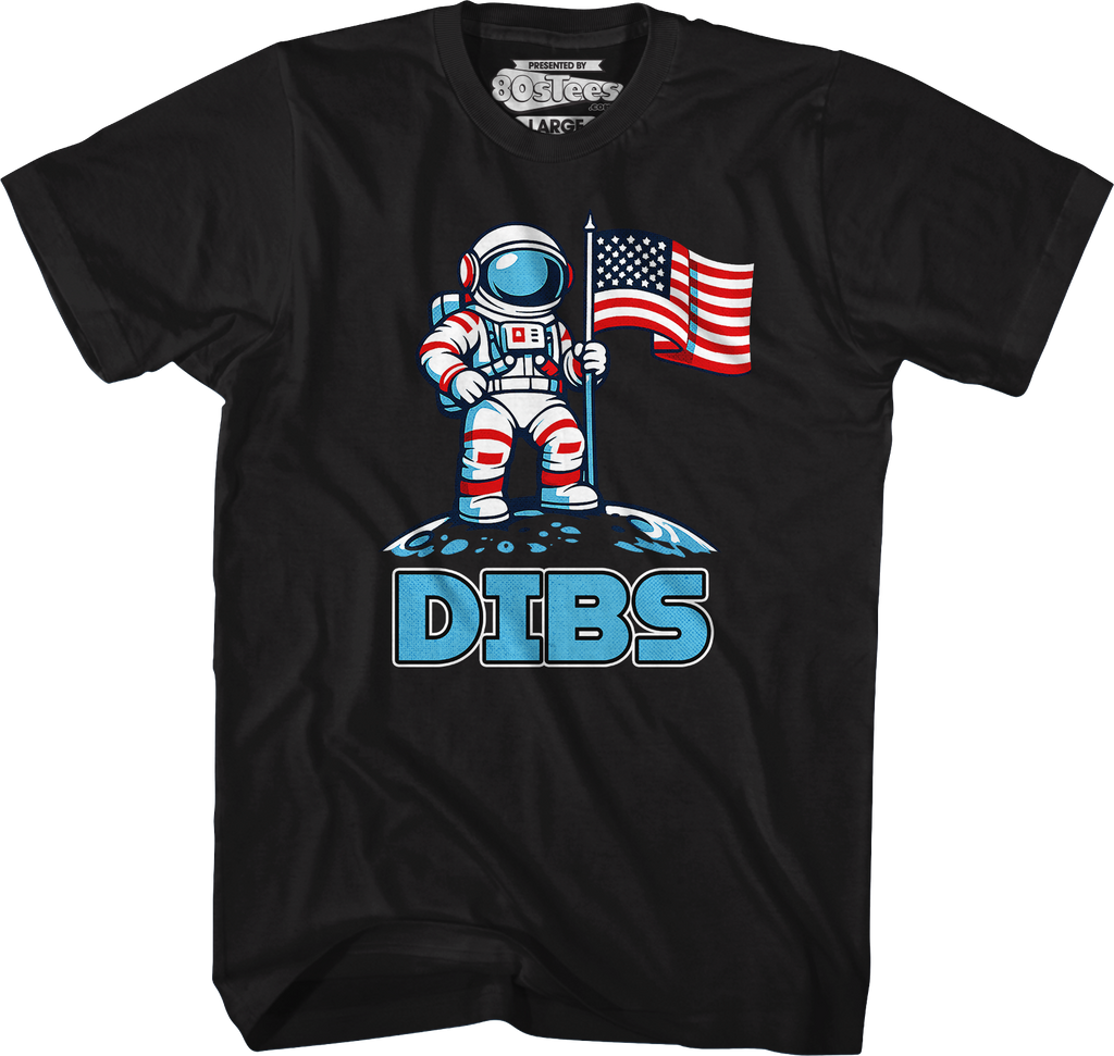 American Astronaut Dibs T-Shirt product image 1