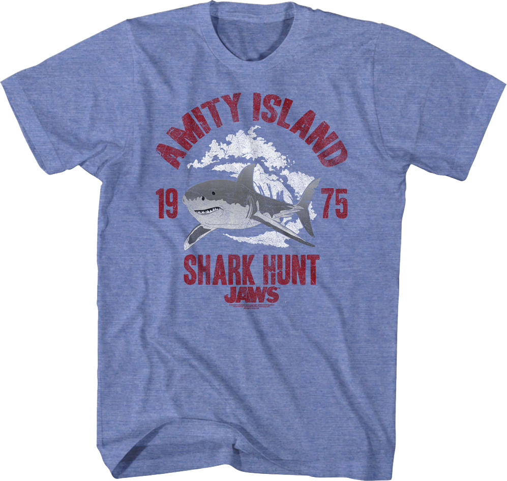 Amity Island 1975 Shark Hunt T-Shirt product image 1