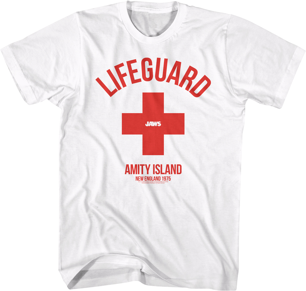 Amity Island Lifeguard Jaws T-Shirt product image 1