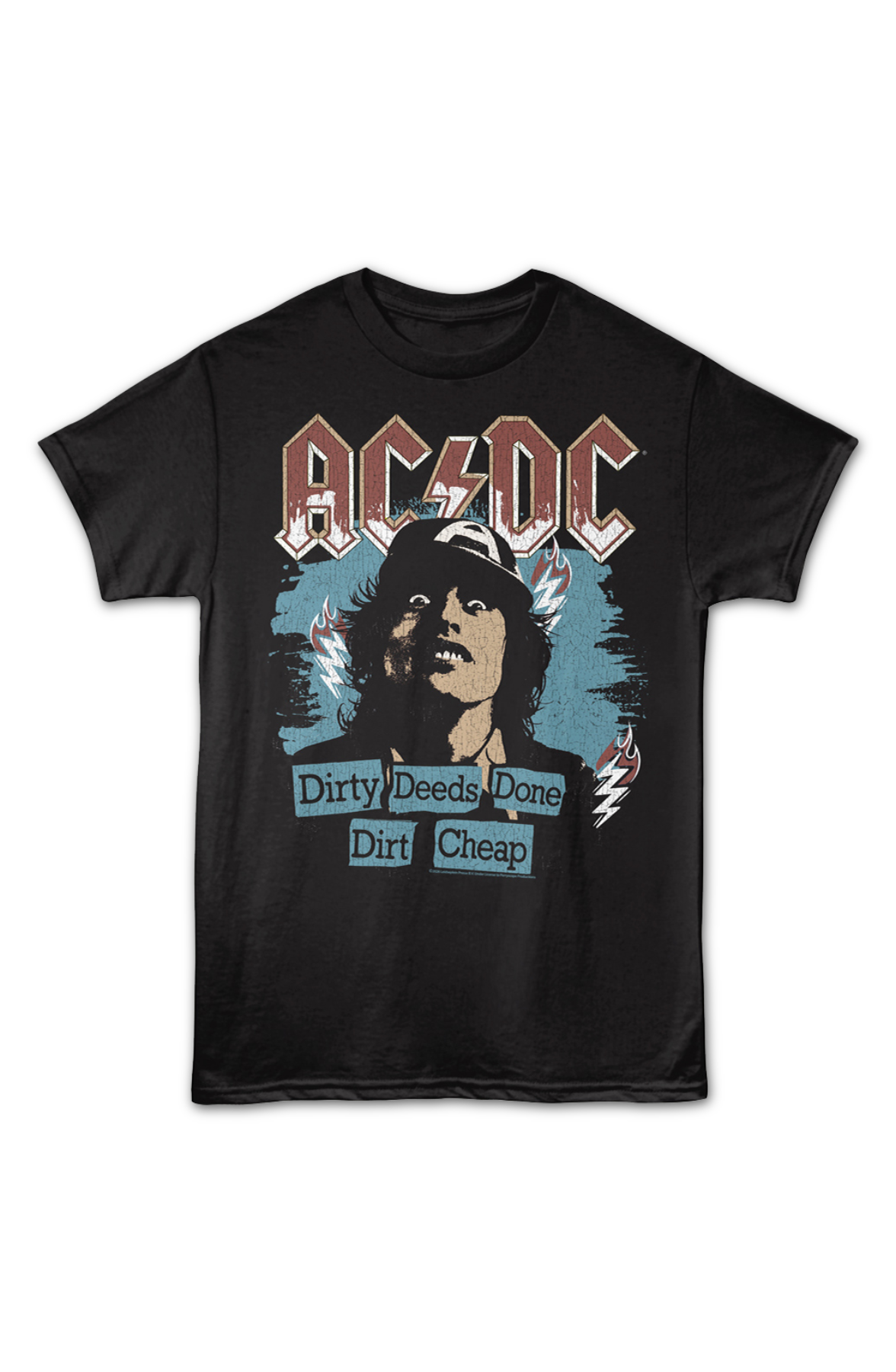 Angus Young Dirty Deeds Done Dirt Cheap ACDC T-Shirt product image 2