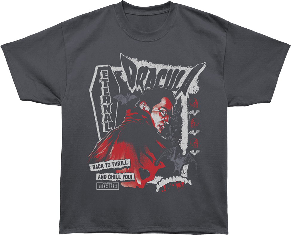 Back To Thrill And Chill You Dracula Oversized T-Shirt product image 1