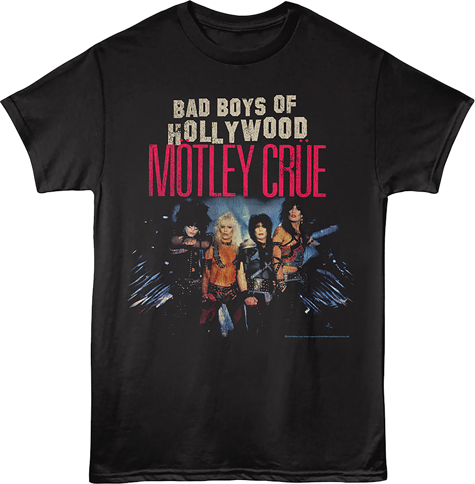 Bad Boys Of Hollywood Photo Motley Crue T-Shirt product image 1