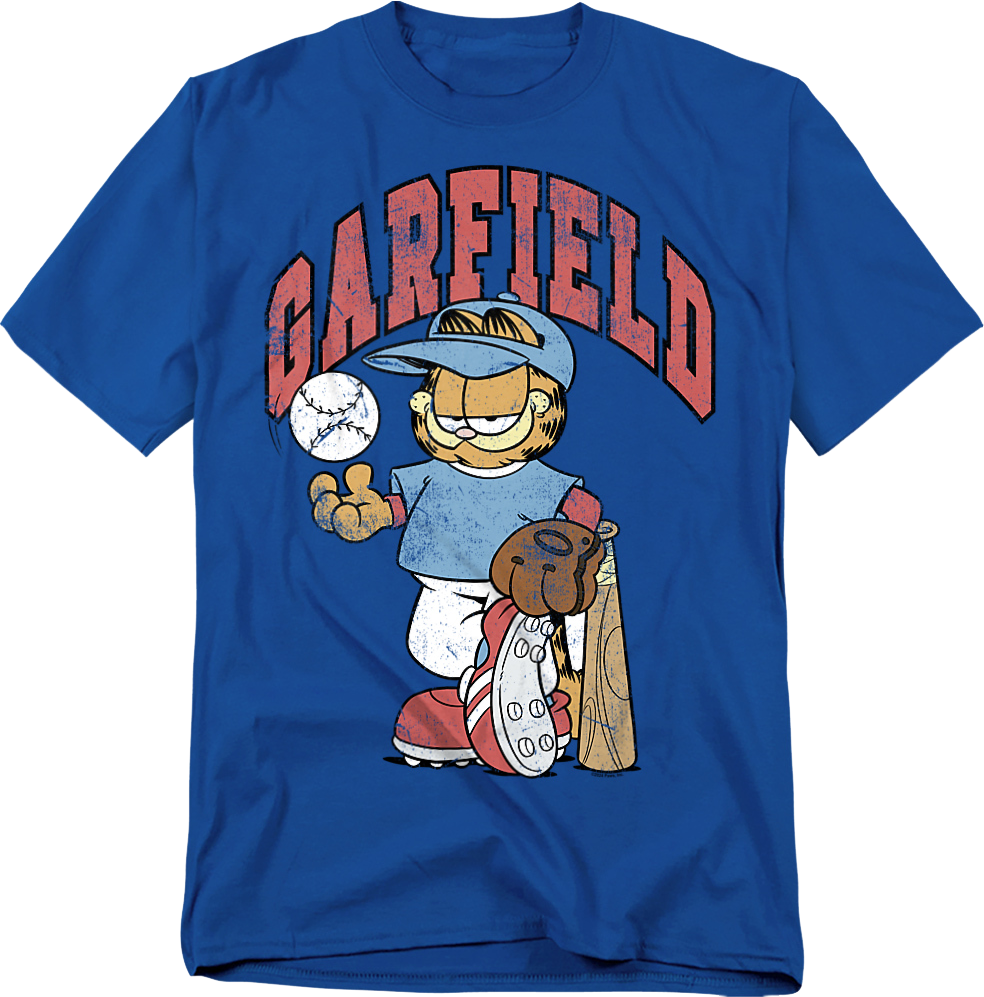 Baseball Legend Garfield T-Shirt product image 1