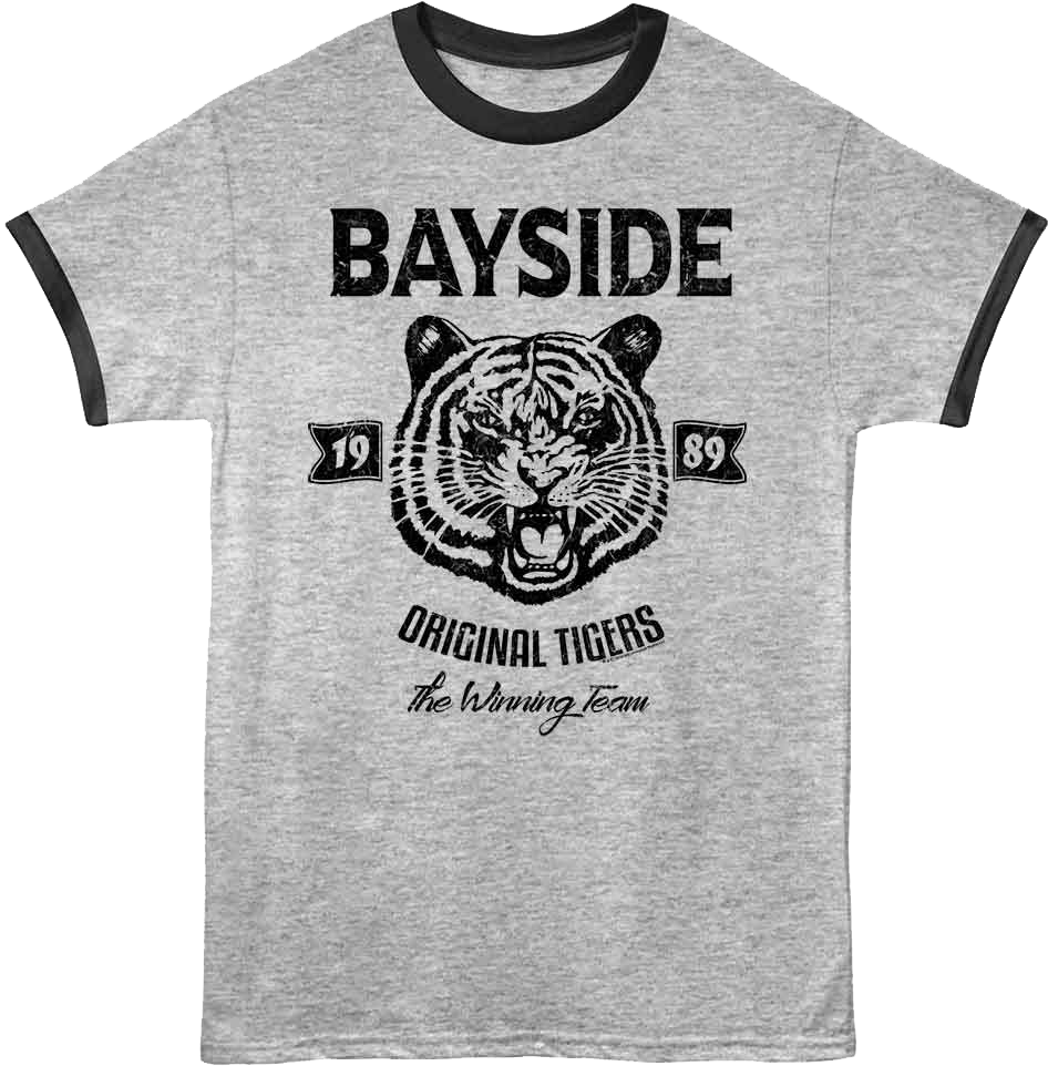 Bayside Original Tigers Saved By The Bell Ringer Shirt product image 1