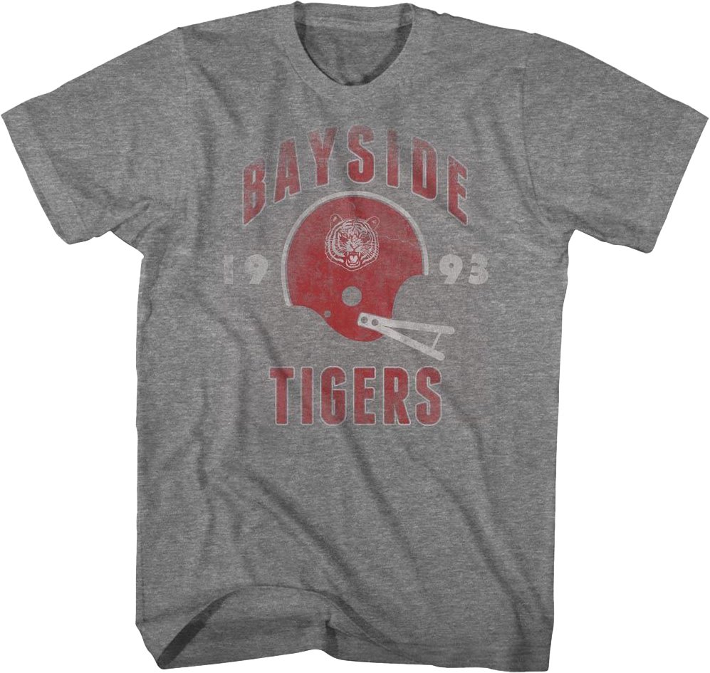 Bayside Tigers Football Helmet Saved By The Bell T-Shirt product image 1