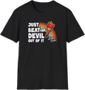 Printify Just Beat The Devil Out Of It Bob Ross T-Shirt product image 1