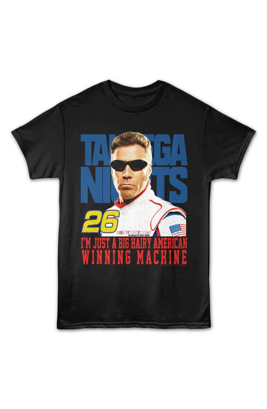 Big Hairy American Winning Machine Talladega Nights T-Shirt product image 2