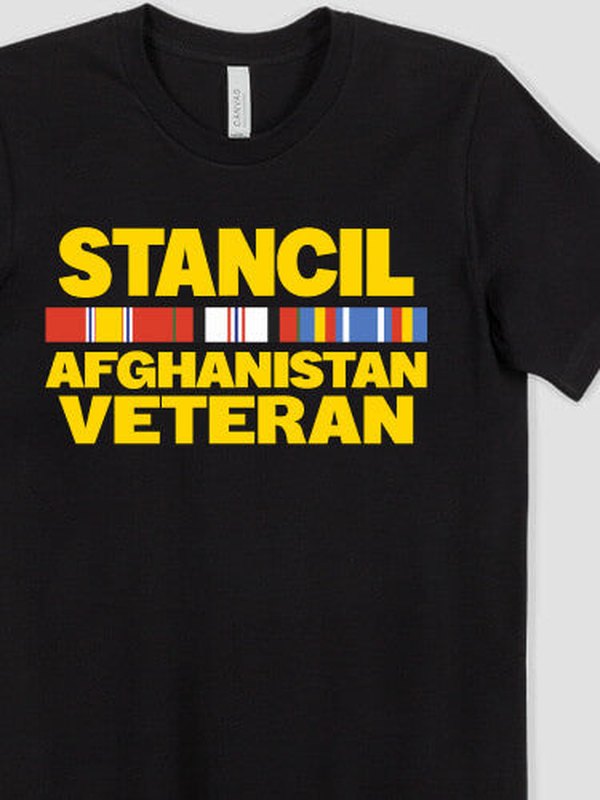Afghanistan Veteran : Premium Printed T-Shirts