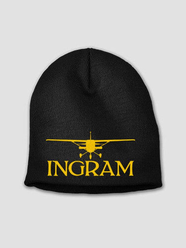 Airplane : Embroidered Beanies