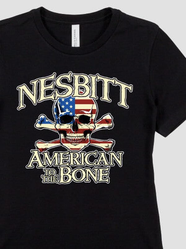 American to the Bone : Premium Printed T-Shirts
