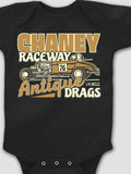 Antique Drag Race : Printed Baby Bodysuits