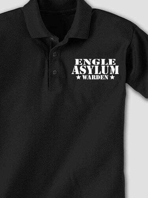 Asylum Warden : Embroidered Polo Shirts product image 1