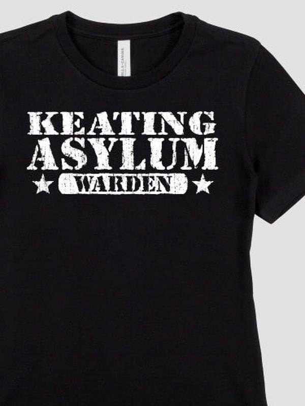 Asylum Warden : Premium Printed T-Shirts