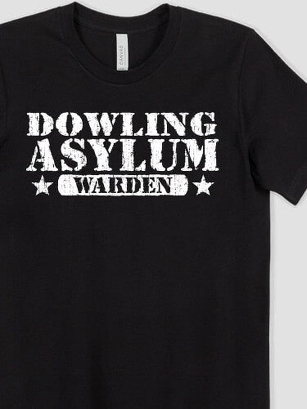 Asylum Warden : Premium Printed T-Shirts