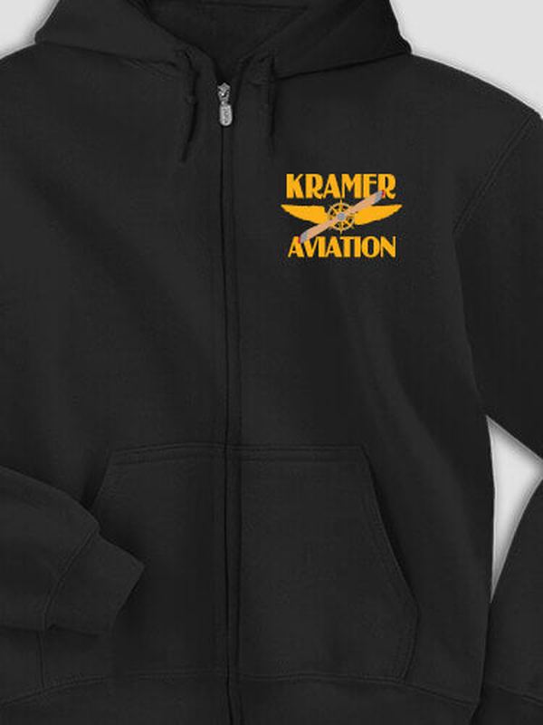 Aviation : Embroidered Zip Hoodies product image 1