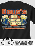 Beer Removal : Printed Pocket T-Shirts