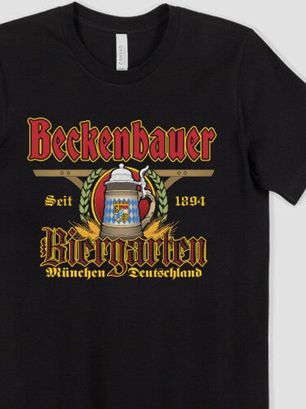 Biergarten : Premium Printed T-Shirts