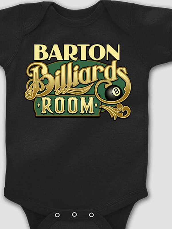 Billiards Room : Printed Baby Bodysuits